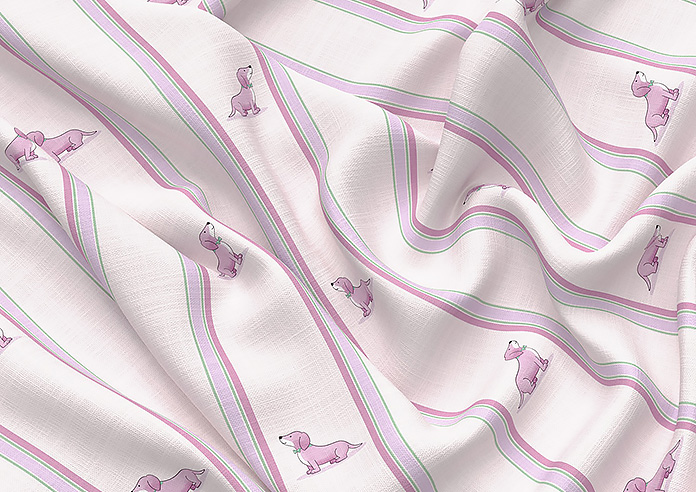 Dasching About, Sausage Stripe Princess - Twist&Fit Roman Blind - Image 4